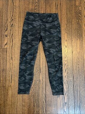 Fabletics Medium Black Camo High-Waist Leggings